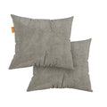 Kit 2 Almofada Tecido Bouclé - Cor Cinza- 45x45cm