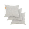 Kit 3 Almofadas Tecido Bouclé - Cor Linho - 45x45cm