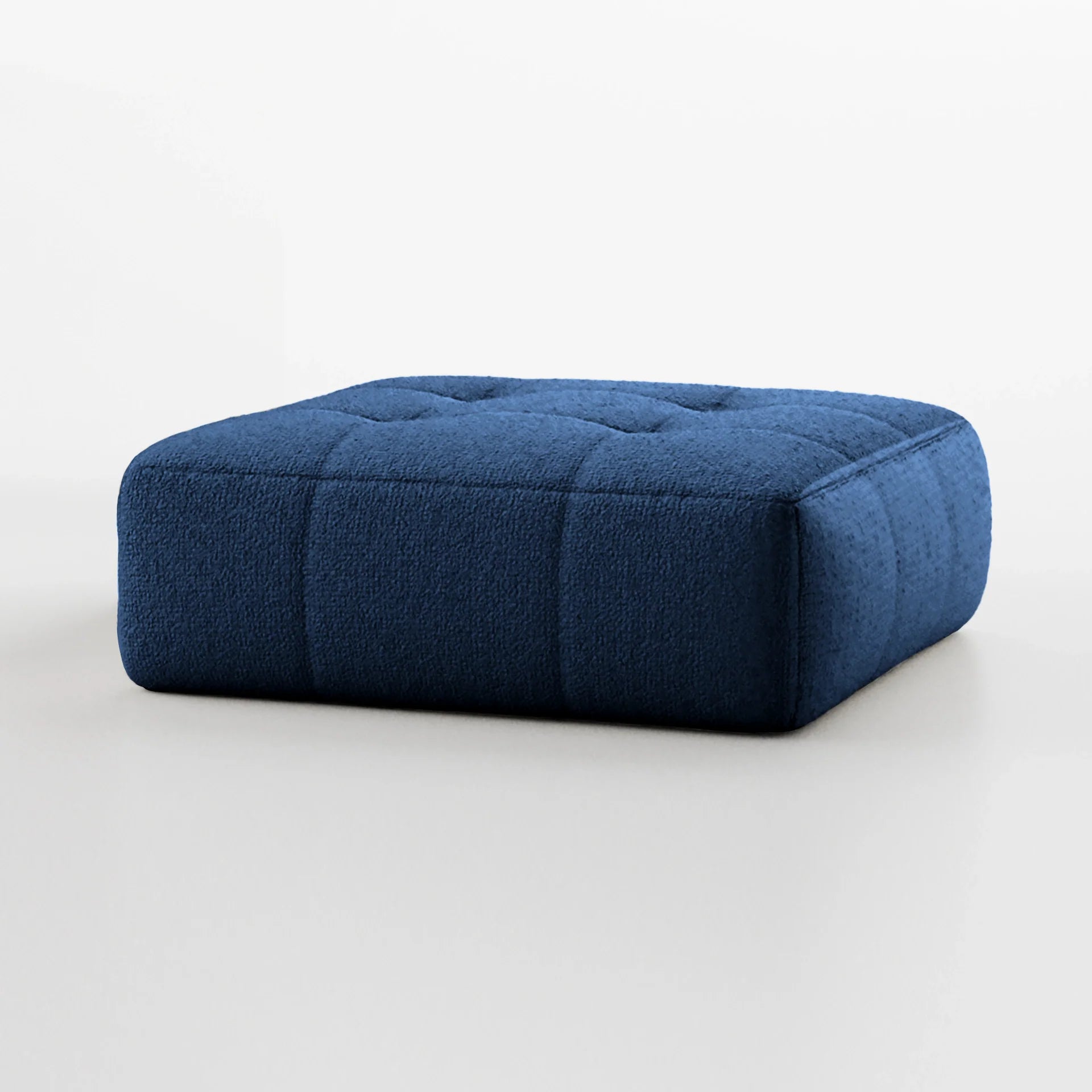 Apoio para o pé em Boucle - Sofá na Caixa - Azul