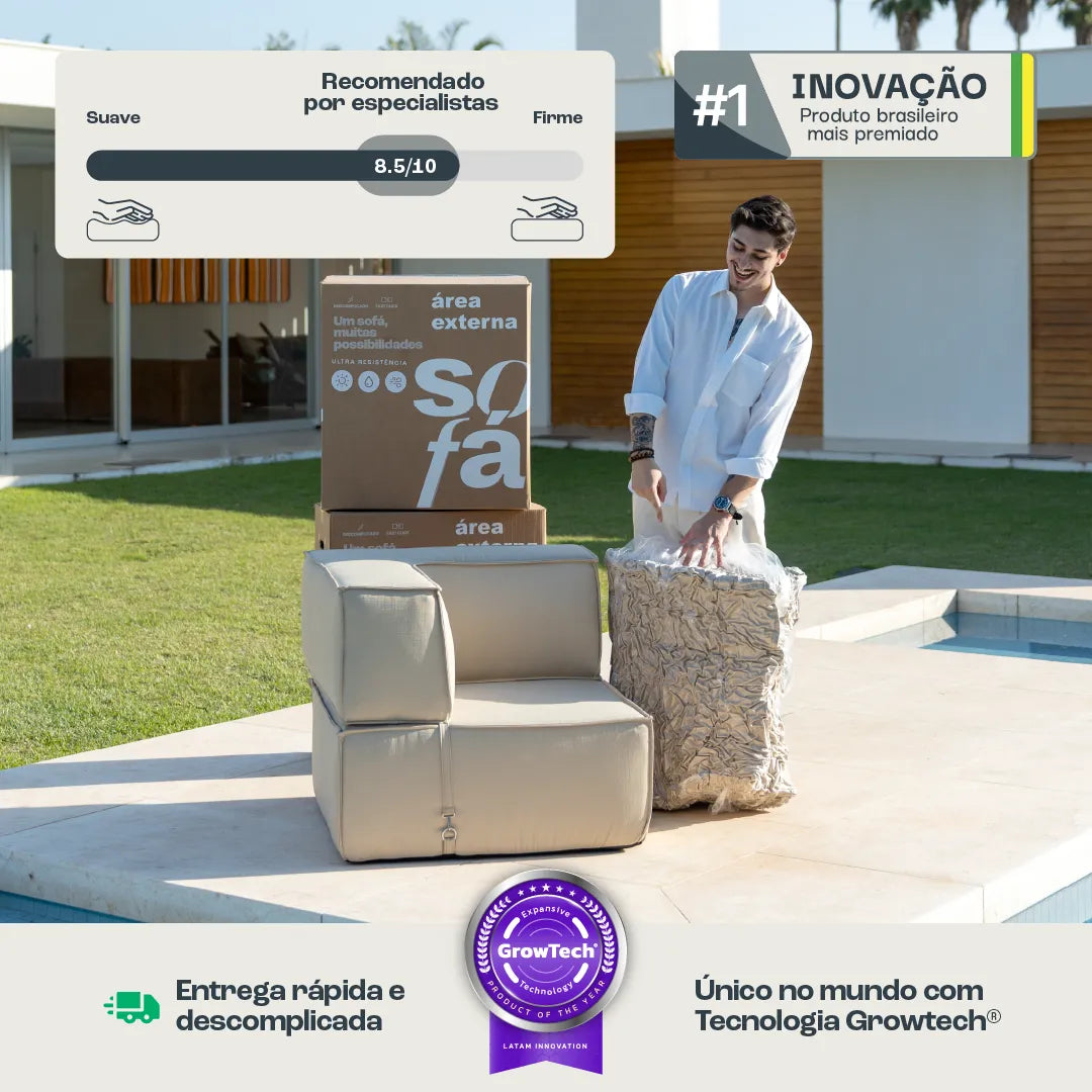 Apoio Modular Zimma - Cinza