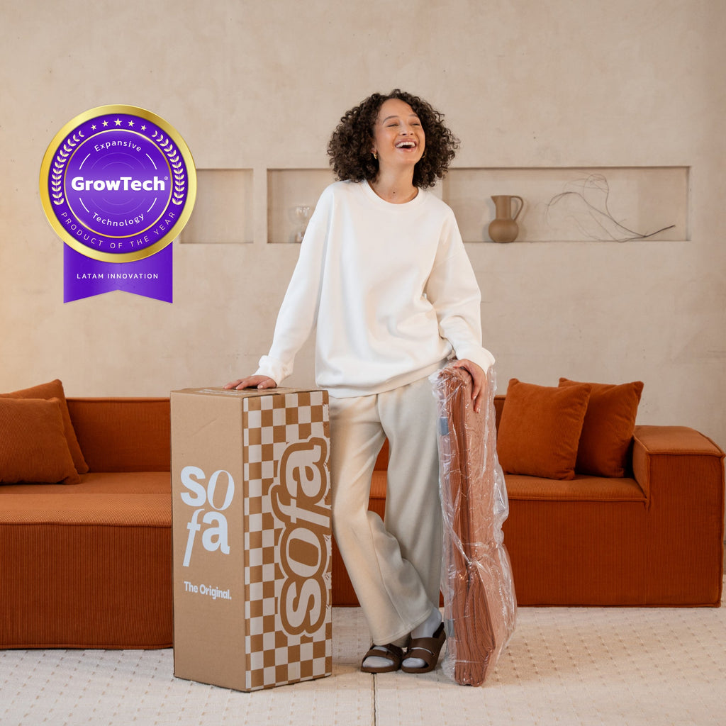 Sofá Modular Pelion 3 Lugares com 1 Chaise - Azul