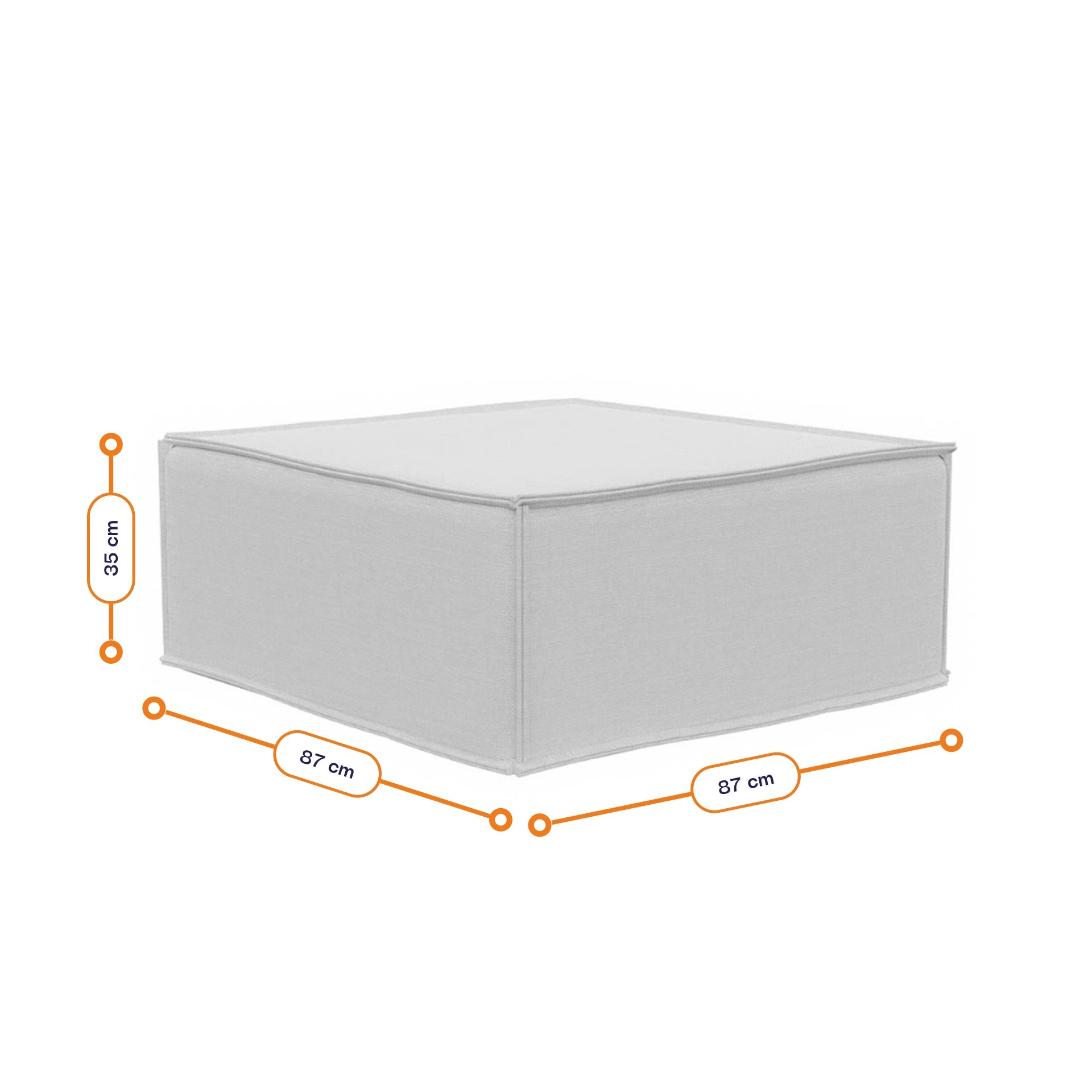 Apoio Modular Zimma - Cinza
